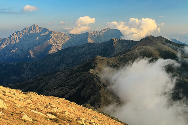 Der auf dem GR20 gelegenen Monte d'Oro