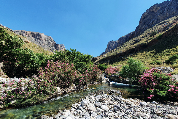 Kourtalio Fluss auf Kreta