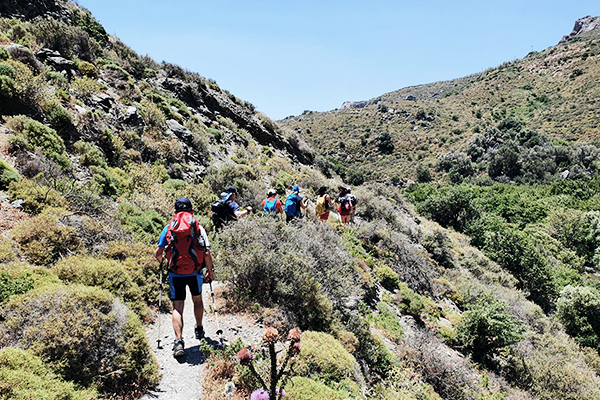 Wanderung durch die Kourtaliotiko Schlucht