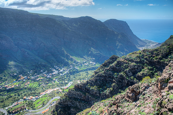 Blick ins Valle Gran Rey