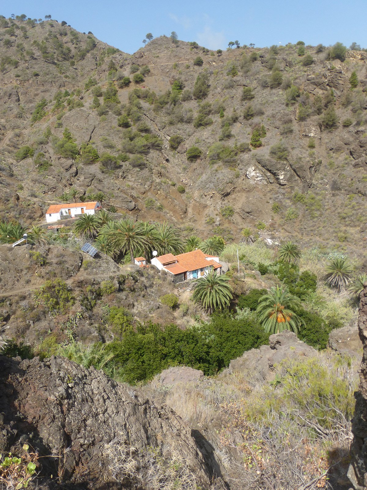 Wanderung um Hermigua, Haus bei Moralito