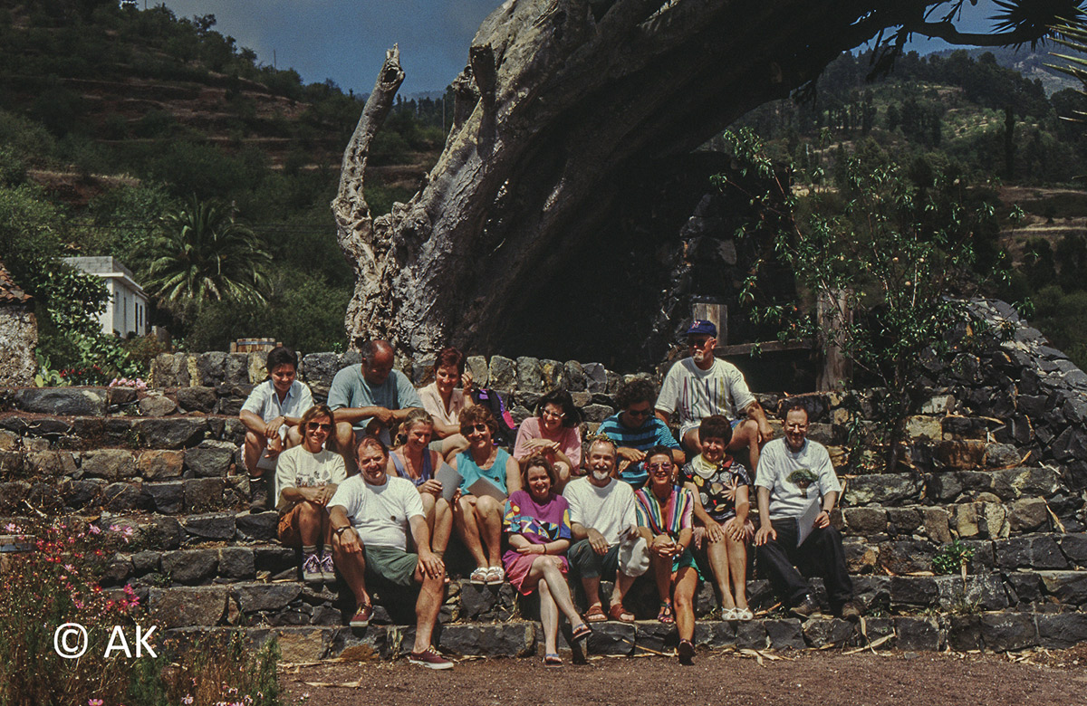 Gruppe auf La Palma