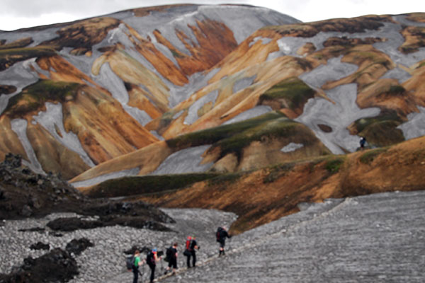 Berge von Landmannalaugar