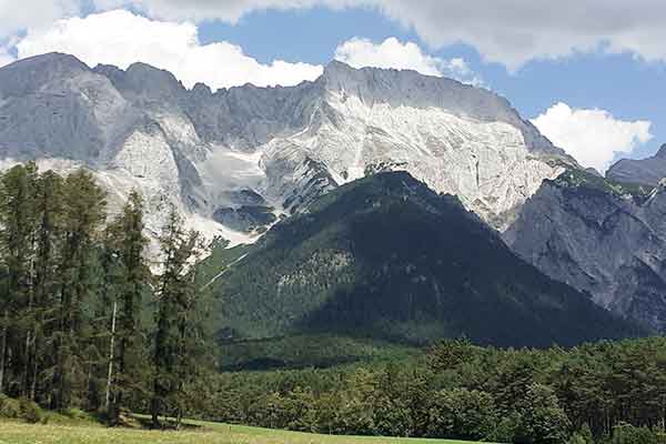 Landschaft während der Wanderreise