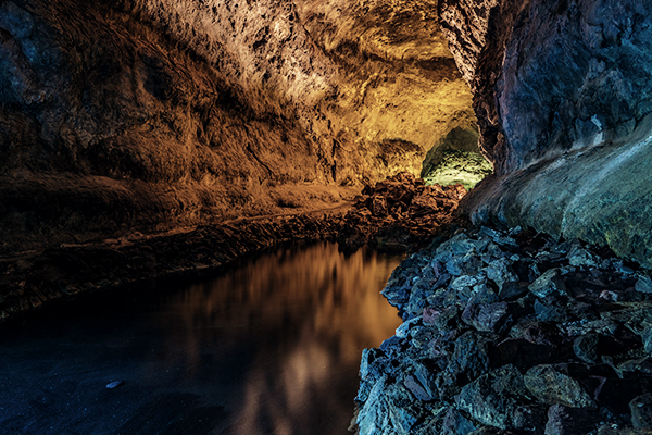 Blick in die Cueva de los Verdes