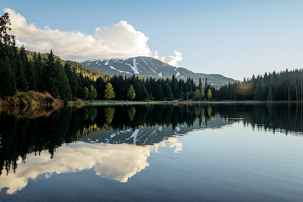 Lost Lake in Whistler, British Columbia
