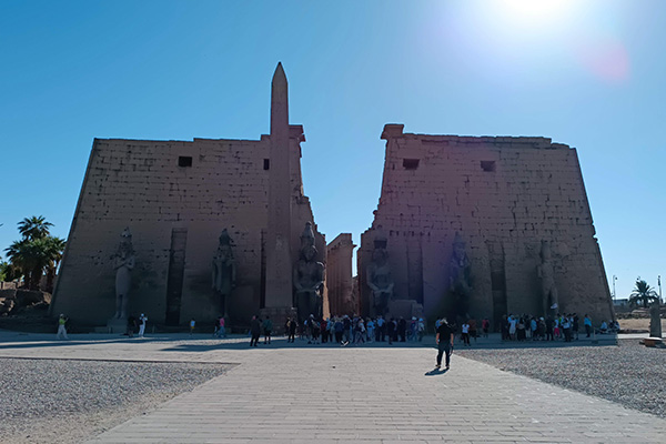 Der Luxor Tempel in Ägypten
