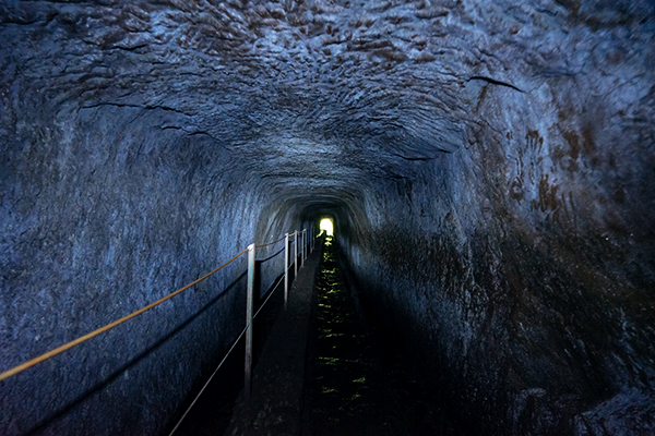 Tunnel an der Levada Caldeira Verde