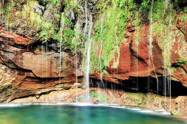 Teil des Wanderweges Levada das 25 Fontes auf Madeira