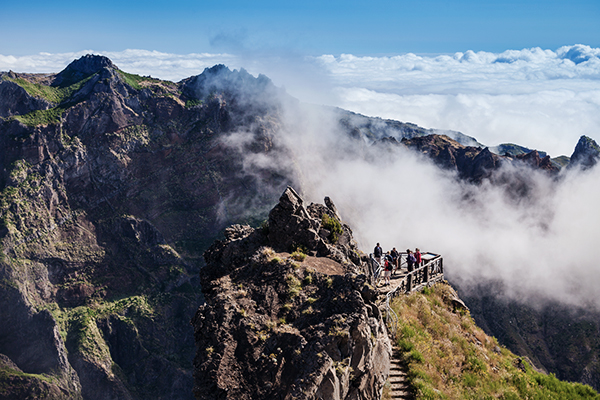 Wanderung von Pico do Arieiro nach Pico Ruivo