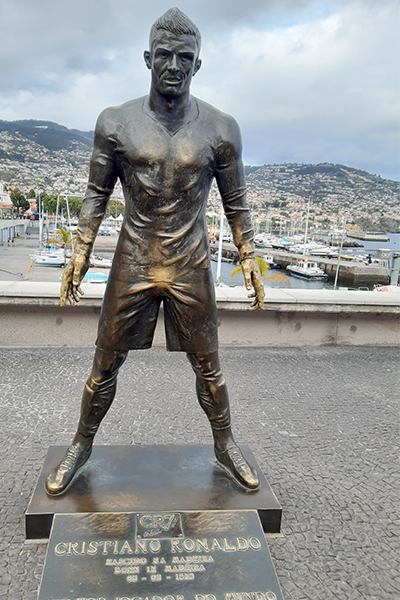 Statue von Cristiano Ronaldo