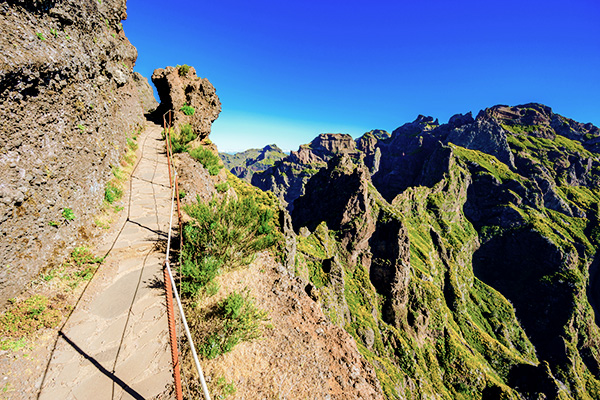 Wanderweg zum höchsten Gipfel Madeiras