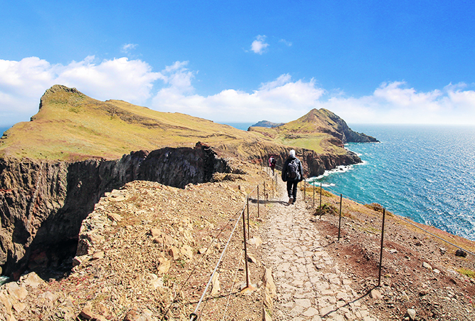 Wanderer auf Madeira