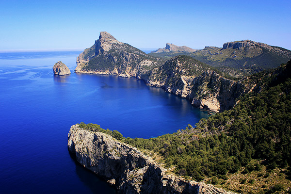 Blick auf das Cap de Formentor