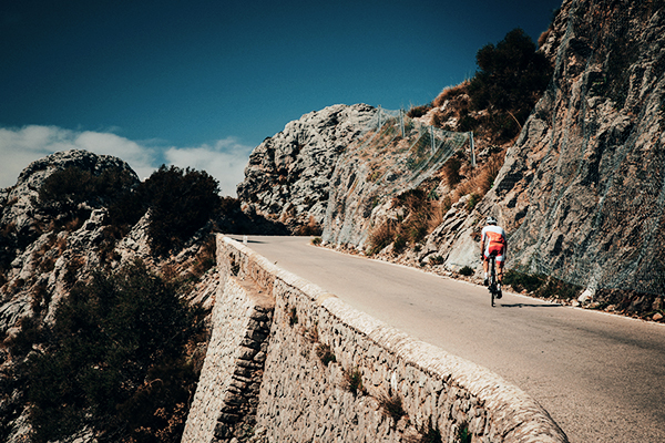 Radfahrer auf Mallorca