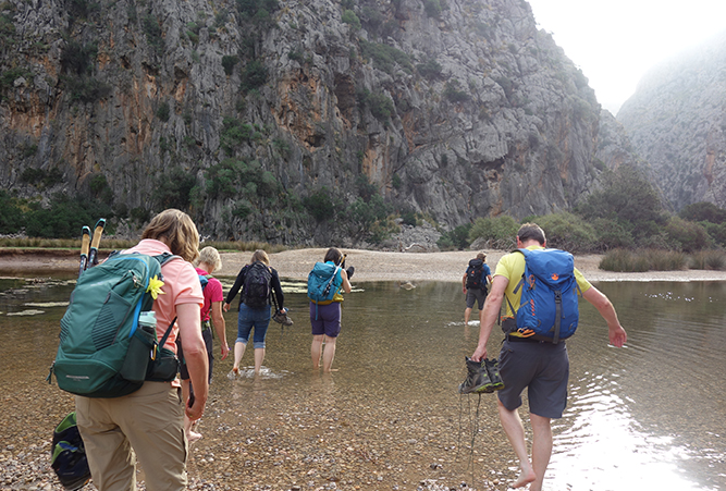 Wandergruppe in Mallorca