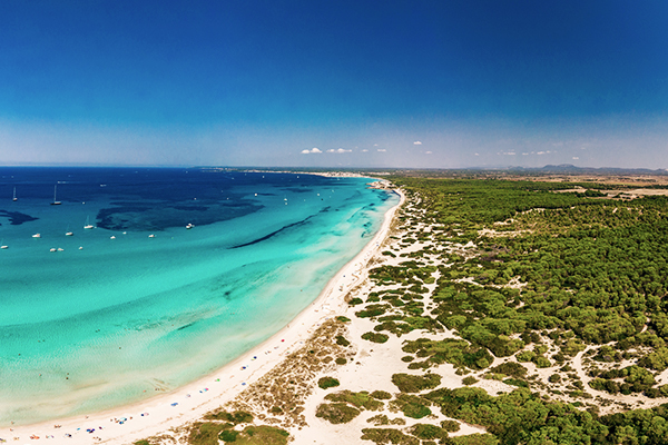 Strand Es Trenc auf Mallorca