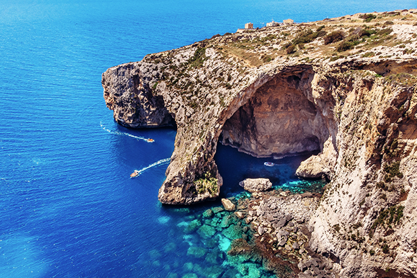 Die Blaue Grotte auf Malta