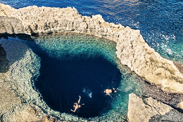 Blue Hole auf Gozo