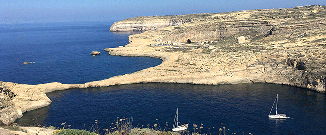 Küstenwanderung in Malta