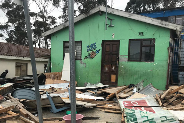 Die neue Kinderkrippe von Mama Sindi vor der Renovierung