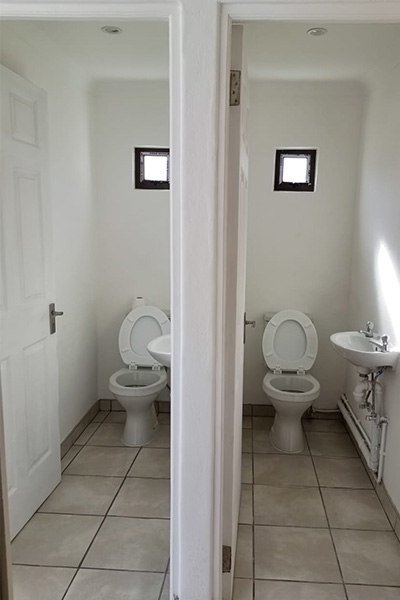 Neue Sanitäranlagen in der Kinderkrippe