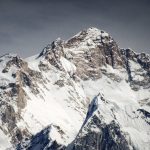 Schneebedeckte Manaslu Kette, Nepal