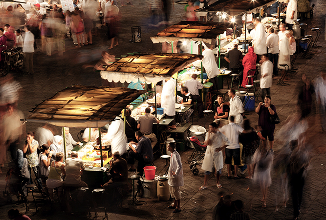 Djemaa el-Fna in Marrakesch