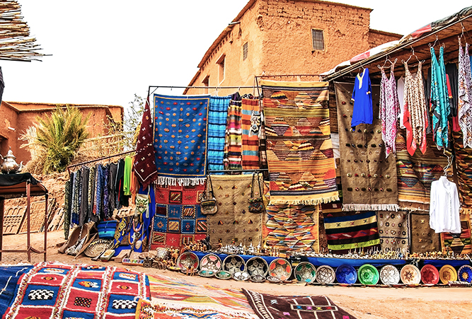 Souks in Marrakesch