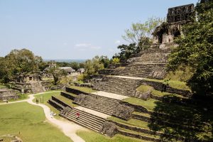 Maya Ruinen in Palenque in Chiapas, Mexiko.