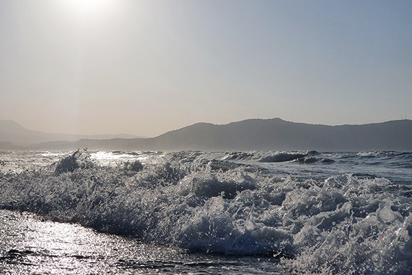 Meer beim Hotelstrand