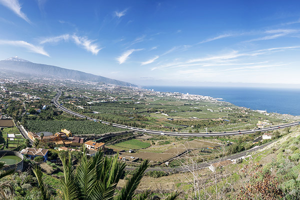 Aussicht über Orotava Tal, Teneriffa