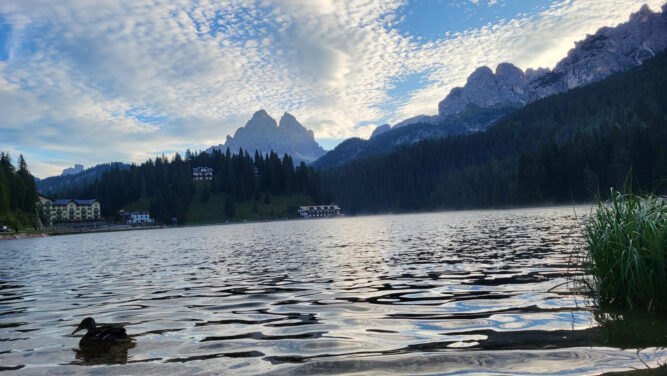 Misurina See im Drei Zinnen Nationalpark