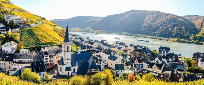 Assmanshausen im Mittelrheintal, Hessen