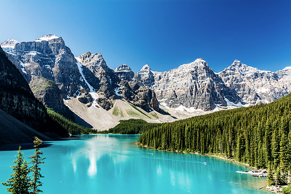 Moraine Lake im Banff Nationalpark