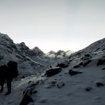 Morgenstimmung am Weg zum Thorong-La-Pass, Nepal