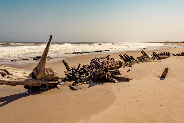 Schiffswrack im Sceleton Coast National Park