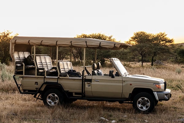 Safari-Auto in Namibia