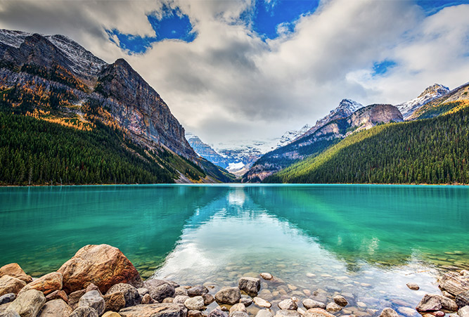 Lake Louise im Banff Nationalpark, Kanada