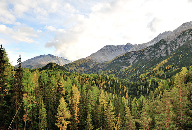 Berge Schweizerischer Nationalpark