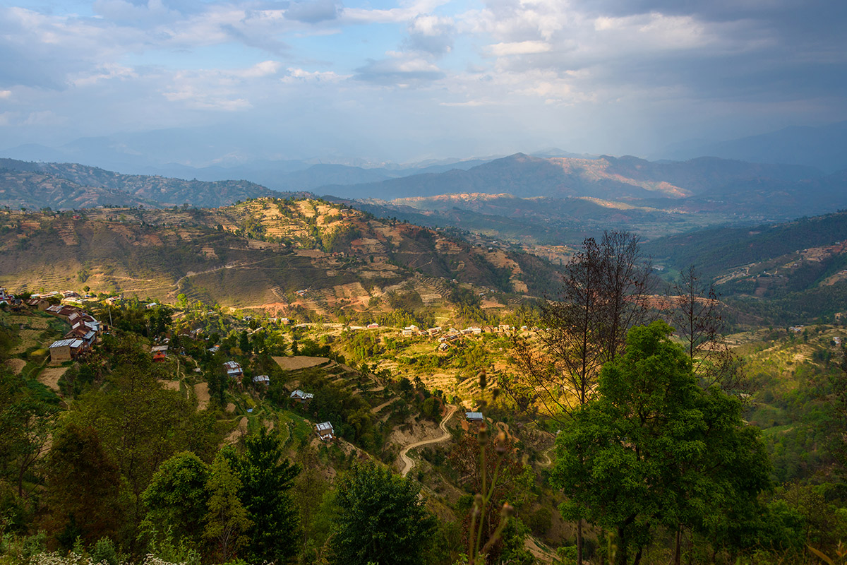 Landschaft im Kathmandutal