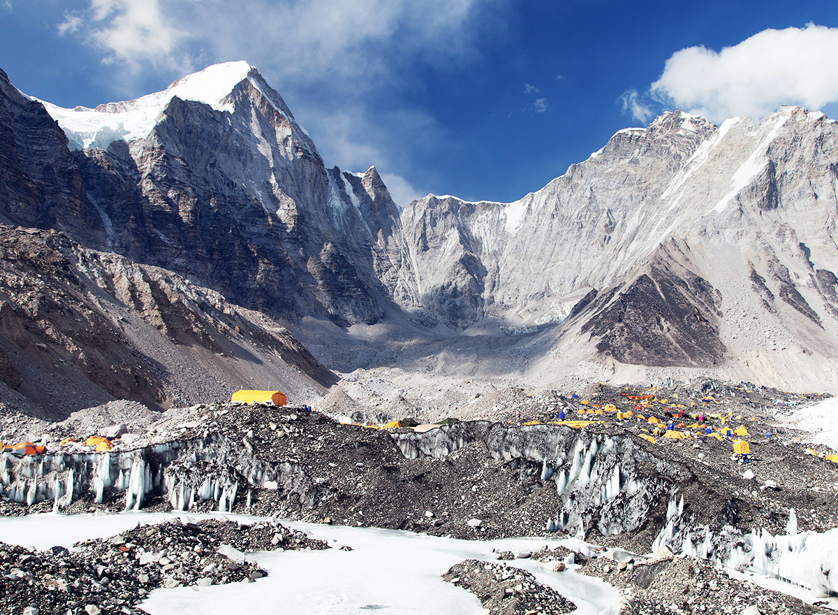 Berge in der Everest Region