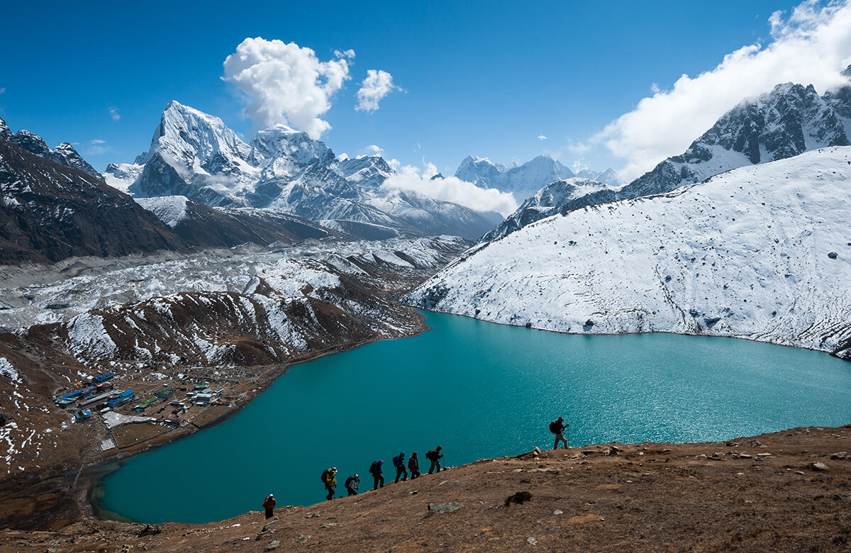 Bergsee in der Everest Region