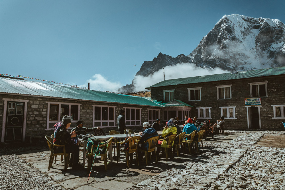 Camp in der Everest Region