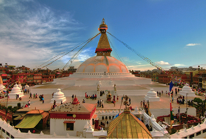 Stupa von Boudhanath, Nepal