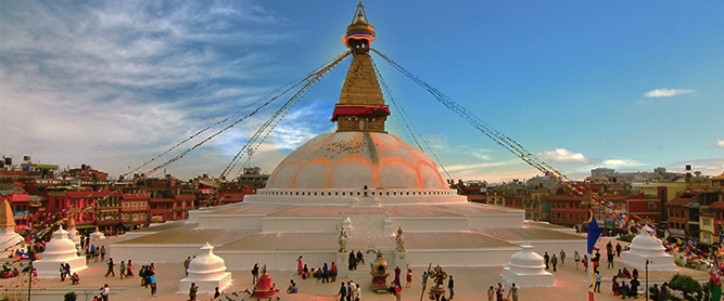 Stupa von Boudhanath, Nepal