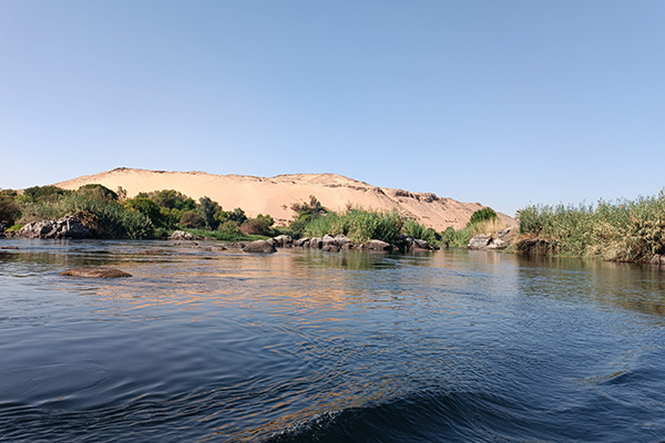 Landschaft um den Nil