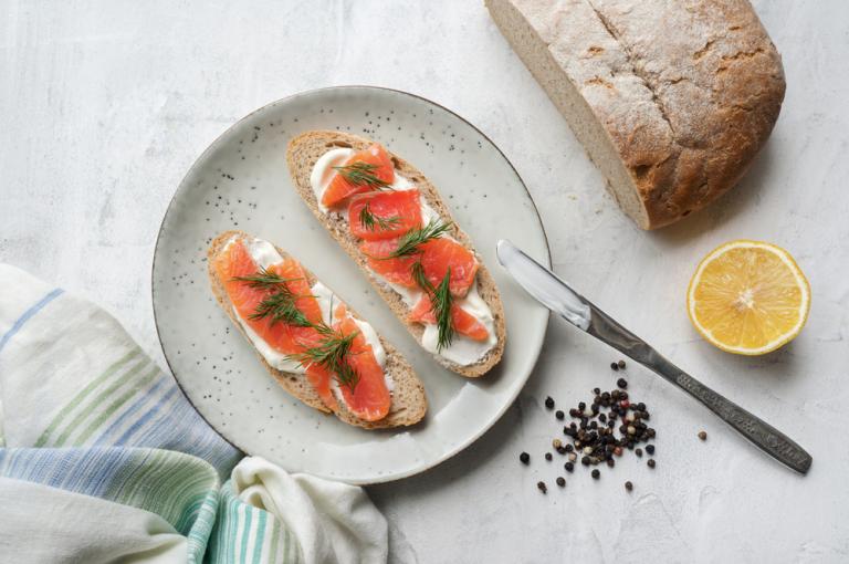 Lachs Brot