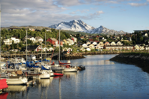 Blick auf Narvik