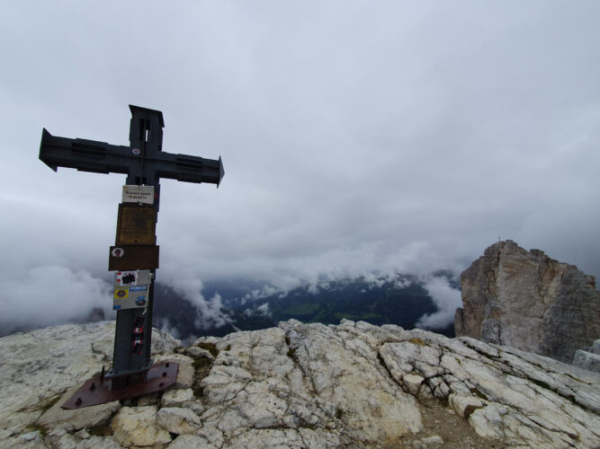 Östliche Oberbachernspitze in den Dolomiten